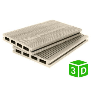 Террасная доска из ДПК 3D 135*20 мм